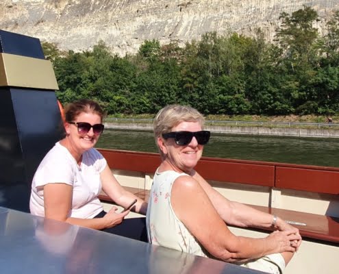 Daniëlle en Tineke 4-sluizentocht